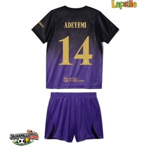 Barcelona Karim Adeyemi #14 Vieraspaita Lapsille 2026-27 Lyhythihainen (+ shortsit)